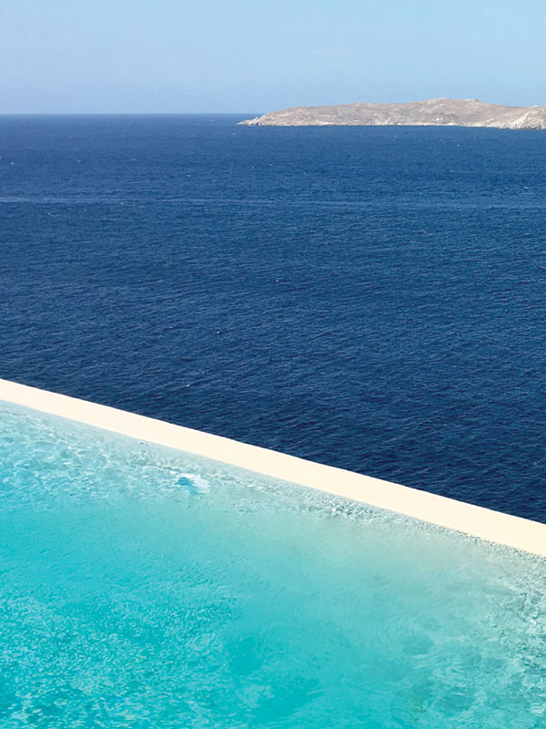 Poolside Mykonos