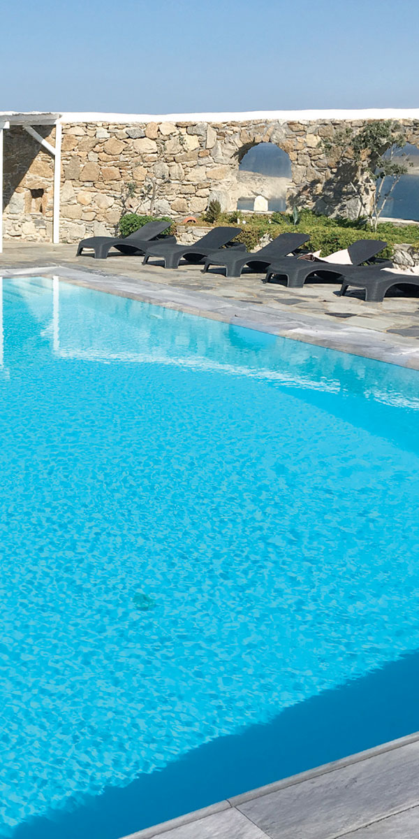 Poolside Mykonos